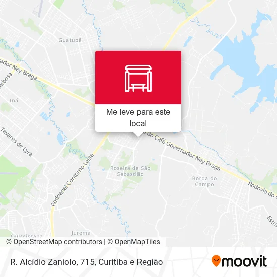 R. Alcídio Zaniolo, 715 mapa