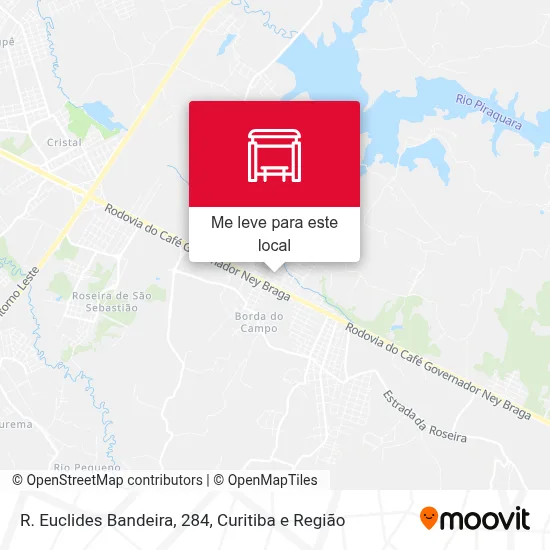 R. Euclides Bandeira, 284 mapa