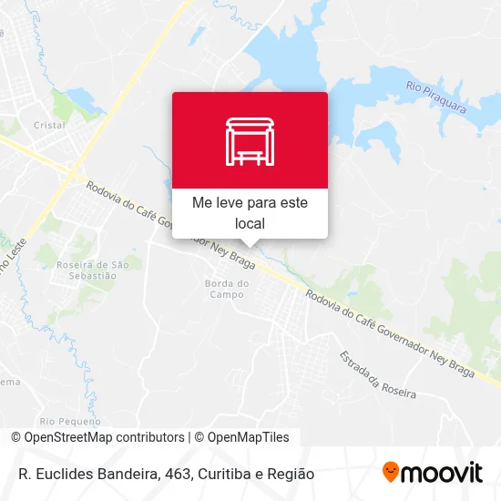 R. Euclides Bandeira, 463 mapa