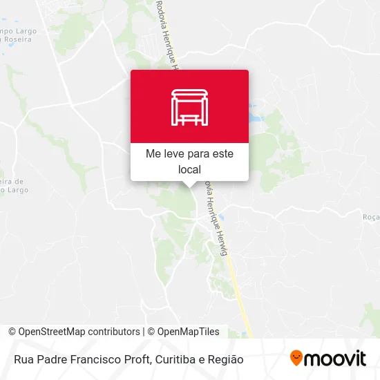Rua Padre Francisco Proft mapa