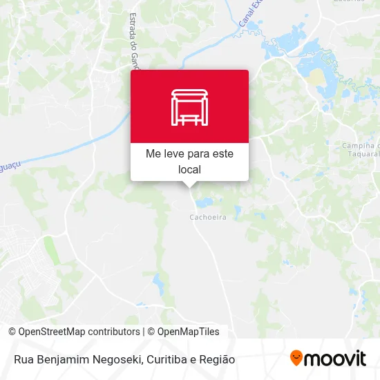 Rua Benjamim Negoseki mapa