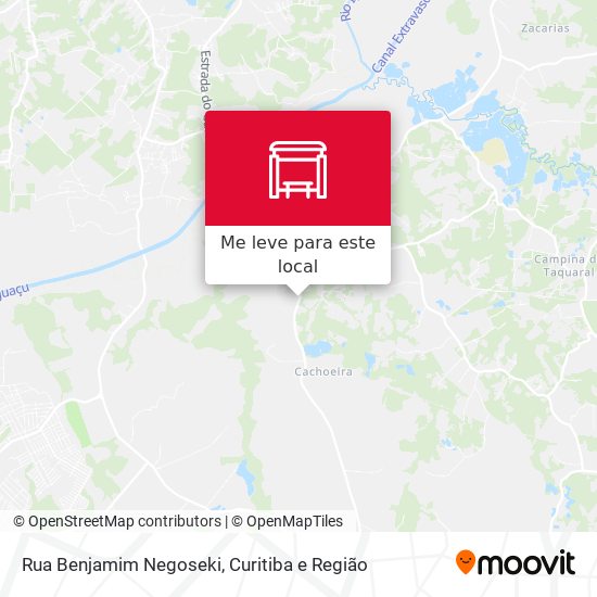 Rua Benjamim Negoseki mapa