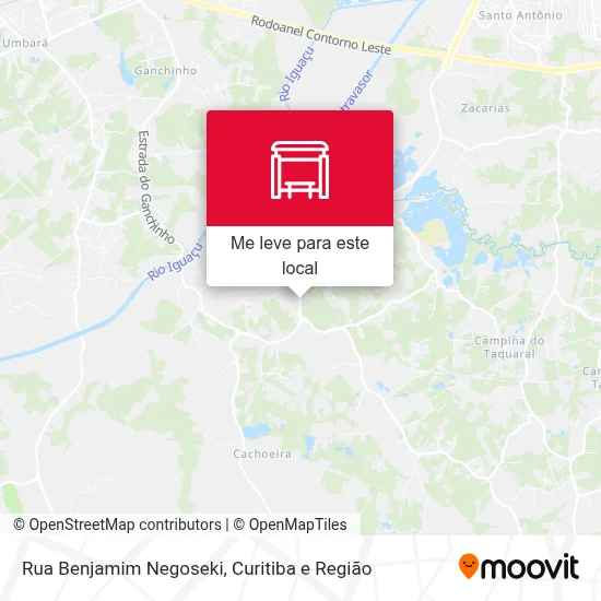 Rua Benjamim Negoseki mapa