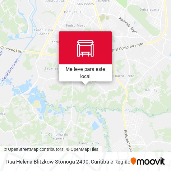 Rua Helena Blitzkow Stonoga 2490 mapa