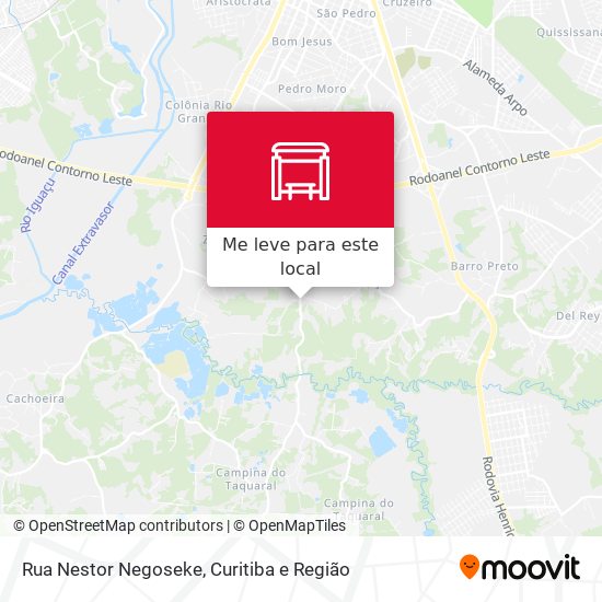 Rua Nestor Negoseke mapa