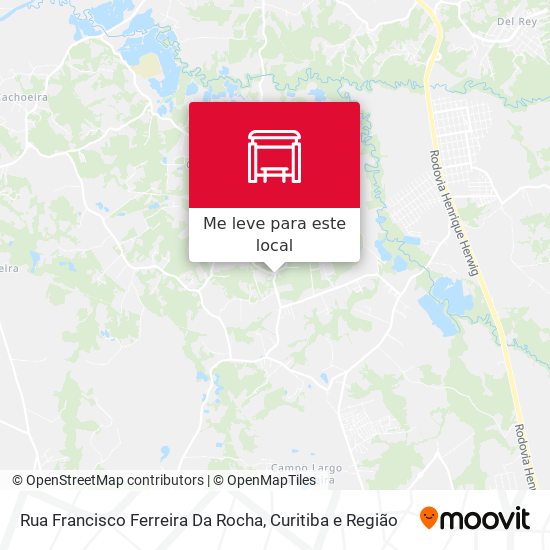 Rua Francisco Ferreira Da Rocha mapa