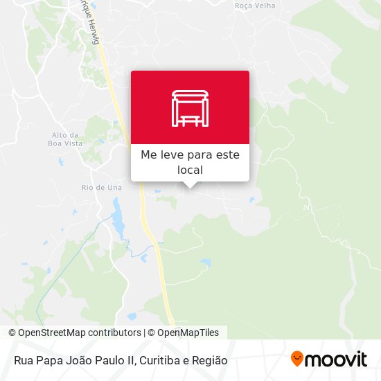 Rua Papa João Paulo II mapa