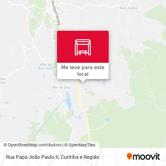 Rua Papa João Paulo II mapa
