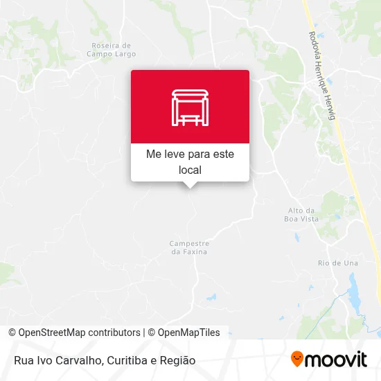 Rua Ivo Carvalho mapa