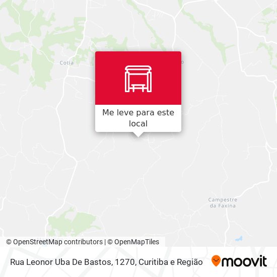 Rua Leonor Uba De Bastos, 1270 mapa