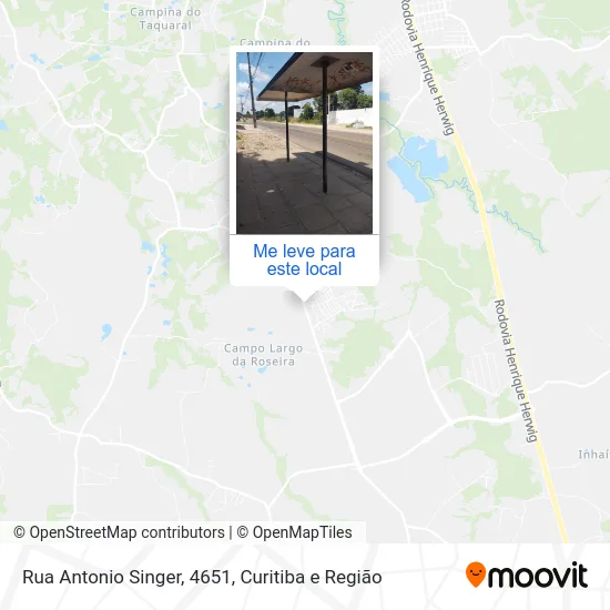 Rua Antonio Singer, 4651 mapa