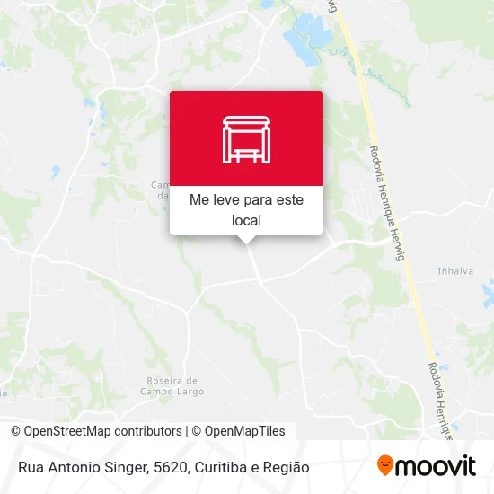 Rua Antonio Singer, 5620 mapa