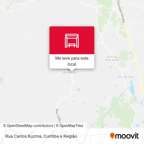 Rua Carlos Kuzma mapa