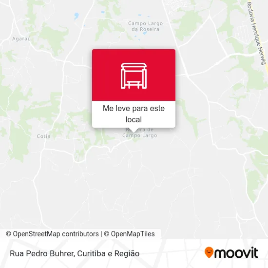Rua Pedro Buhrer mapa