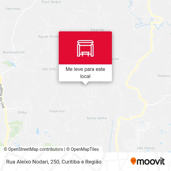 Rua Aleixo Nodari, 250 mapa