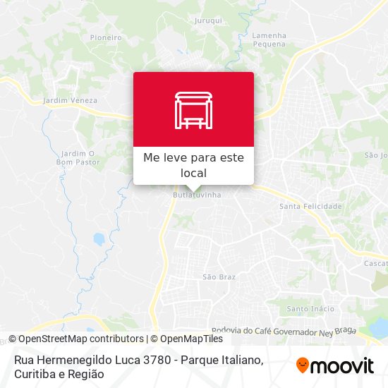 Rua Hermenegildo Luca 3780 - Parque Italiano mapa