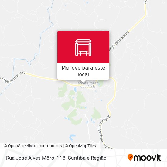 Rua José Alves Môro, 118 mapa