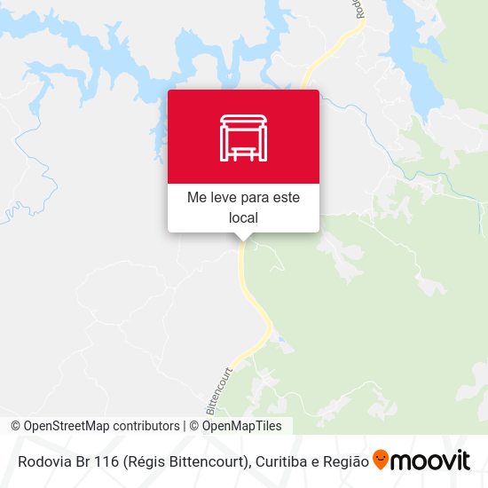 Rodovia Br 116 (Régis Bittencourt) mapa