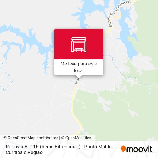 Rodovia Br 116 (Régis Bittencourt) - Posto Mahle mapa