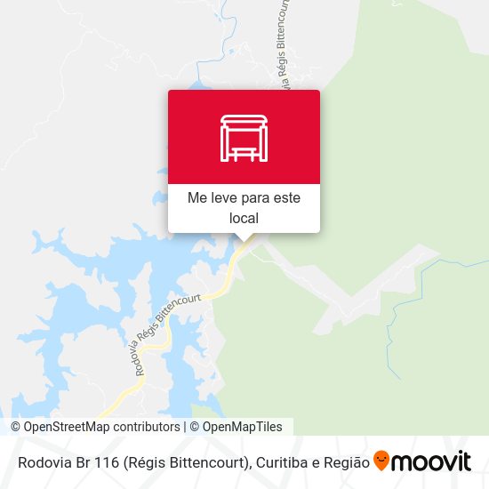 Rodovia Br 116 (Régis Bittencourt) mapa