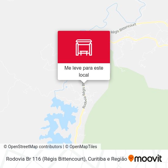 Rodovia Br 116 (Régis Bittencourt) mapa