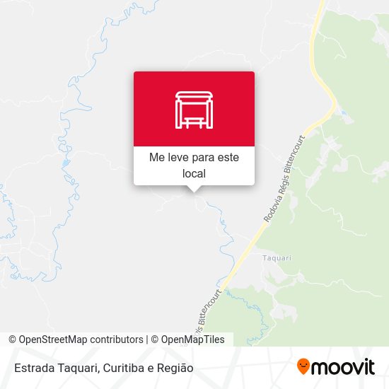 Estrada Taquari mapa