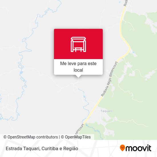 Estrada Taquari mapa