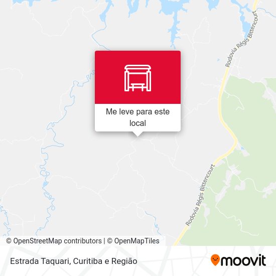 Estrada Taquari mapa