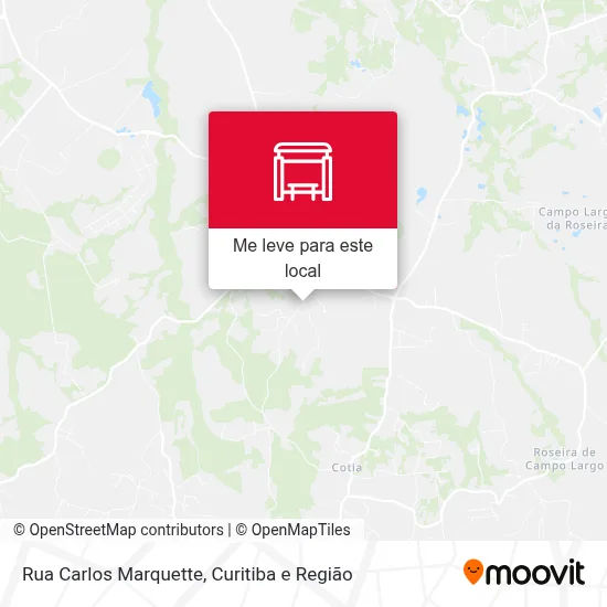 Rua Carlos Marquette mapa