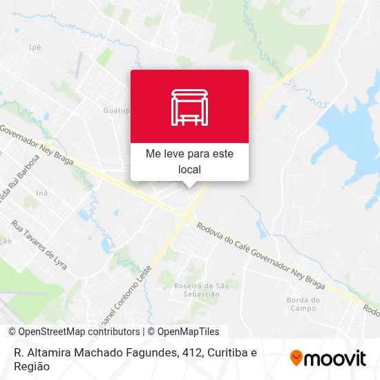 R. Altamira Machado Fagundes, 412 mapa