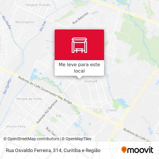 Rua Osvaldo Ferreira, 314 mapa