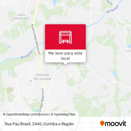 Rua Pau Brasil, 2440 mapa