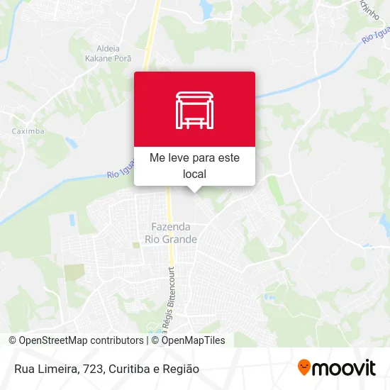Rua Limeira, 723 mapa