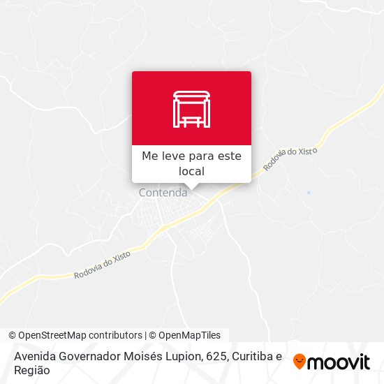 Avenida Governador Moisés Lupion, 625 mapa