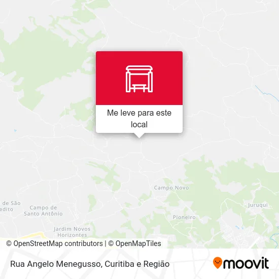Rua Angelo Menegusso mapa
