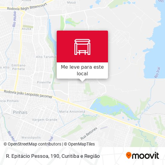 R. Epitácio Pessoa, 190 mapa