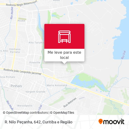R. Nilo Peçanha, 642 mapa