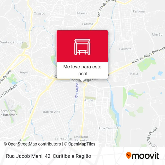 Rua Jacob Mehl, 42 mapa