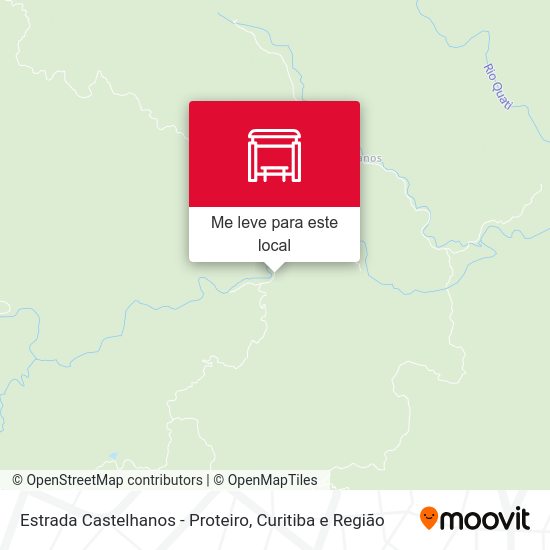 Estrada Castelhanos - Proteiro mapa
