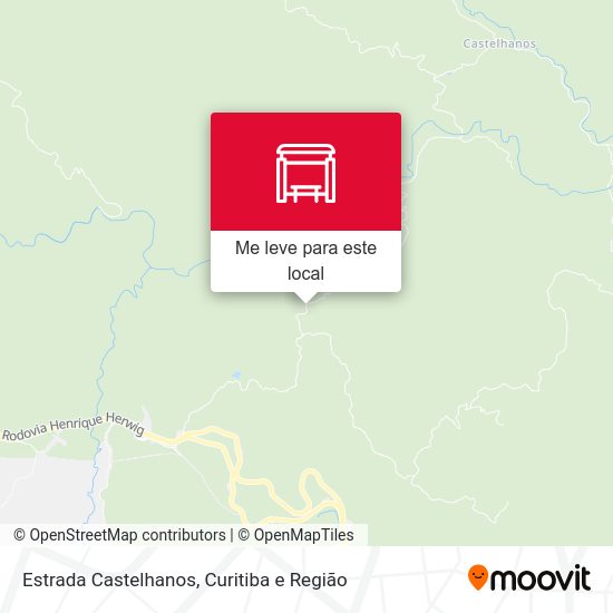 Estrada Castelhanos mapa