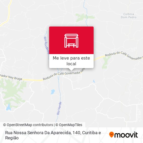 Rua Nossa Senhora Da Aparecida, 140 mapa