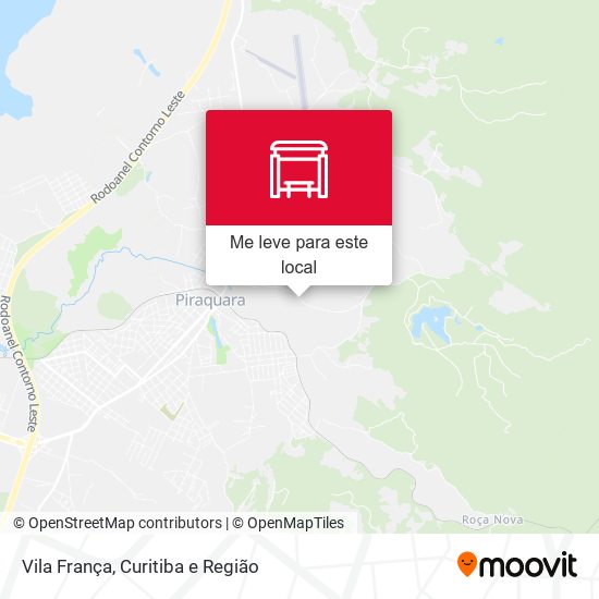 Vila França mapa