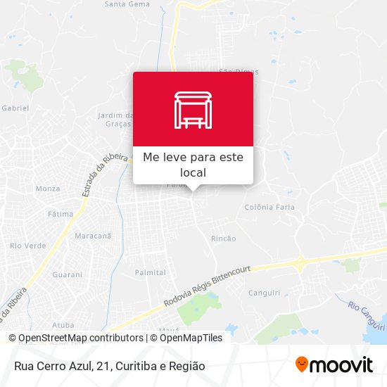 Rua Cerro Azul, 21 mapa