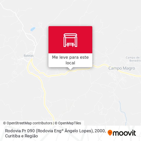 Rodovia Pr 090 (Rodovia Engº Ângelo Lopes), 2000 mapa