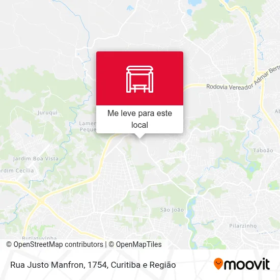 Rua Justo Manfron, 1754 mapa