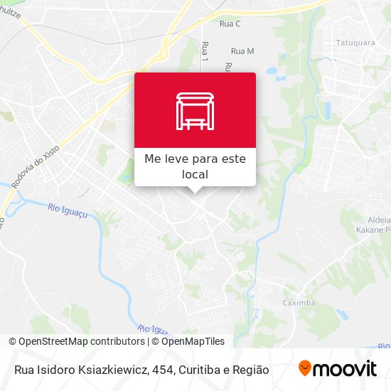 Rua Isidoro Ksiazkiewicz, 454 mapa