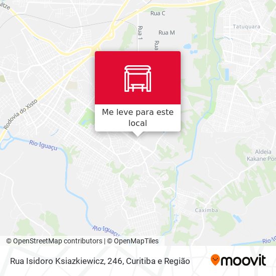 Rua Isidoro Ksiazkiewicz, 246 mapa
