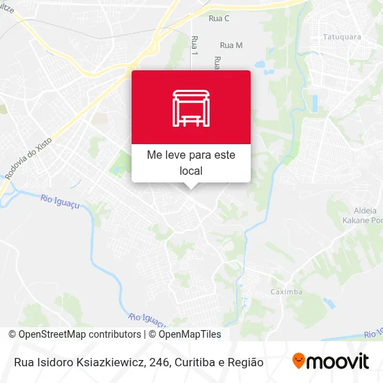 Rua Isidoro Ksiazkiewicz, 246 mapa
