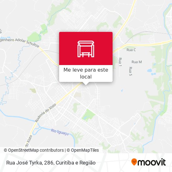 Rua José Tyrka, 286 mapa