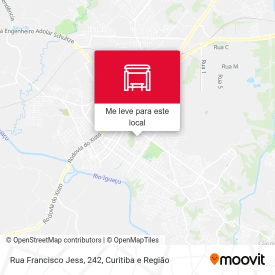 Rua Francisco Jess, 242 mapa
